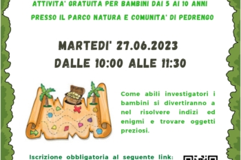 Attività per Bambini dai 5 Ai 10 anni Presso Il Parco Natura e Comunita’ Di Pedrengo